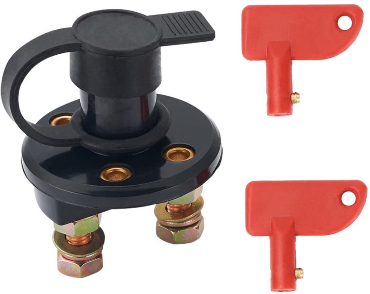Batterij isolator schakelaar voor auto, caravan en boot - Veiligheid en bescherming voor 12V en 24V systemen