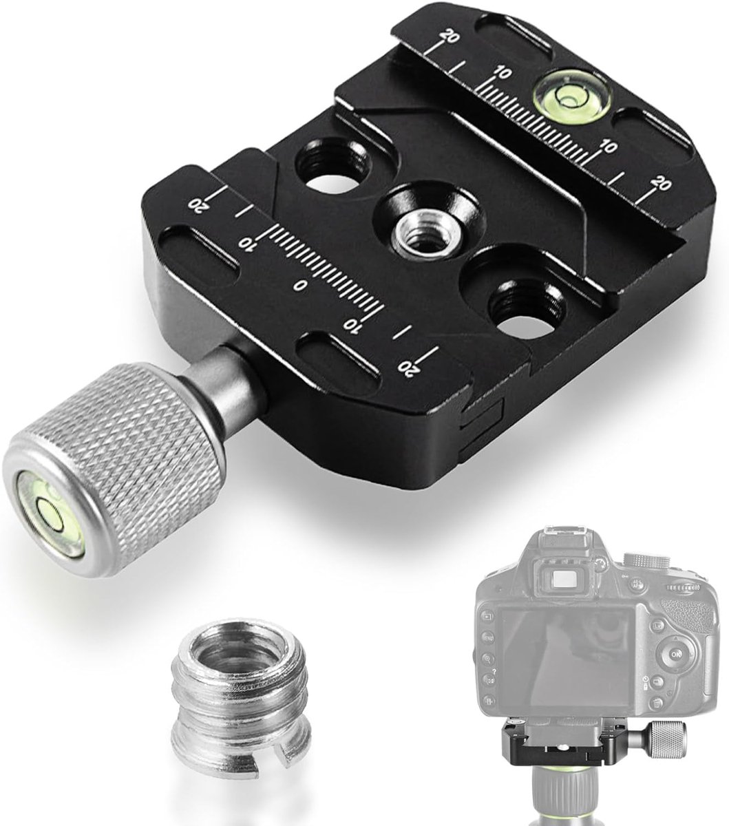 Metalen Quick Release Plaatklem voor Camera - Arca-Swiss Compatibel, 38mm Breedte