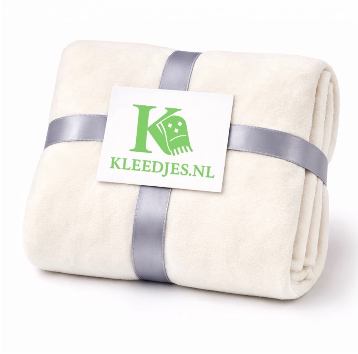 Fleece deken 150x200 cm – Zacht & comfortabel – Plaid voor bank en bed – Wit