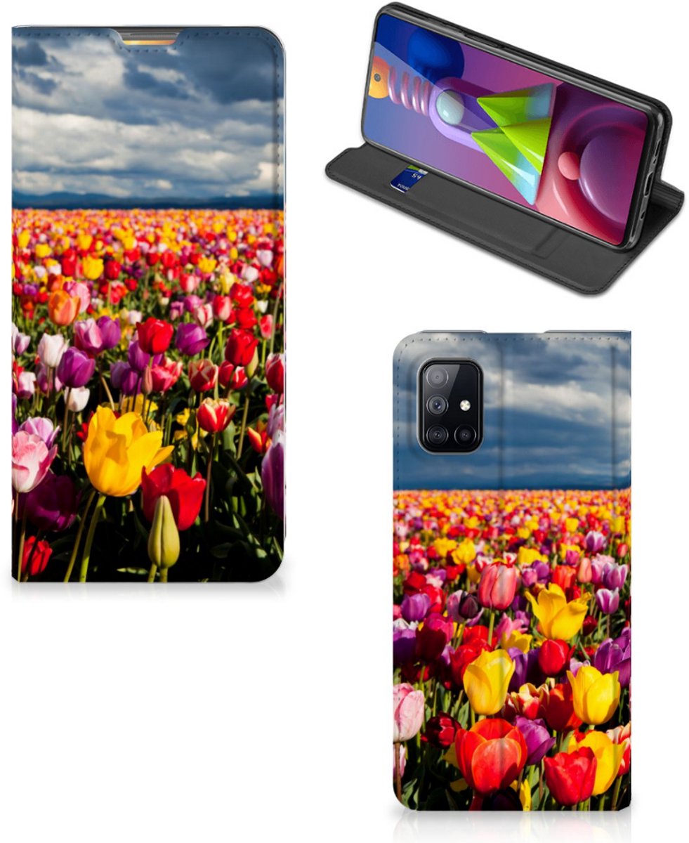 Samsung Galaxy M51 Smart Cover Tulpen