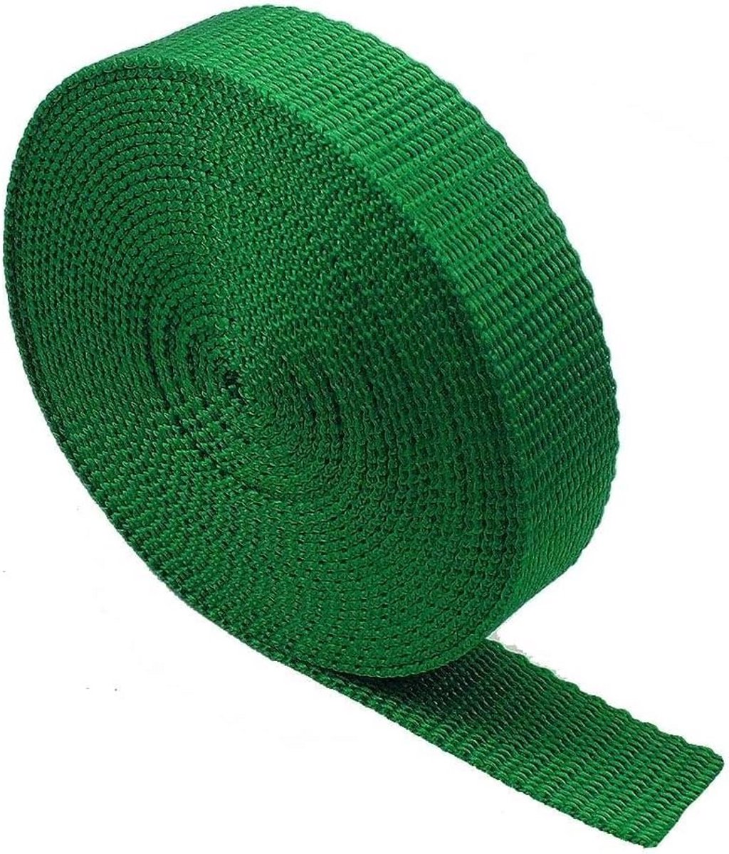 Heavy Duty Webbing Strap Tape - 5 meter - Ideaal voor Rugzakken en Bagage - 25mm Breed