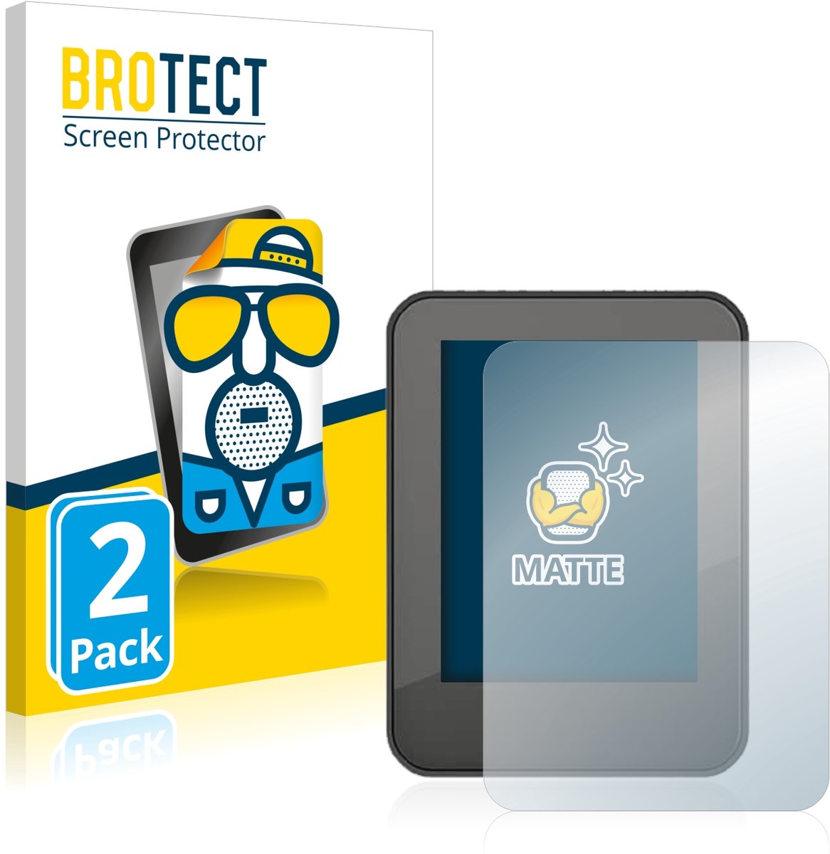 BROTECT - Screenprotector voor Neodrives neoMMI Z20 - Folie Beschermfolie matte 2 Stuks