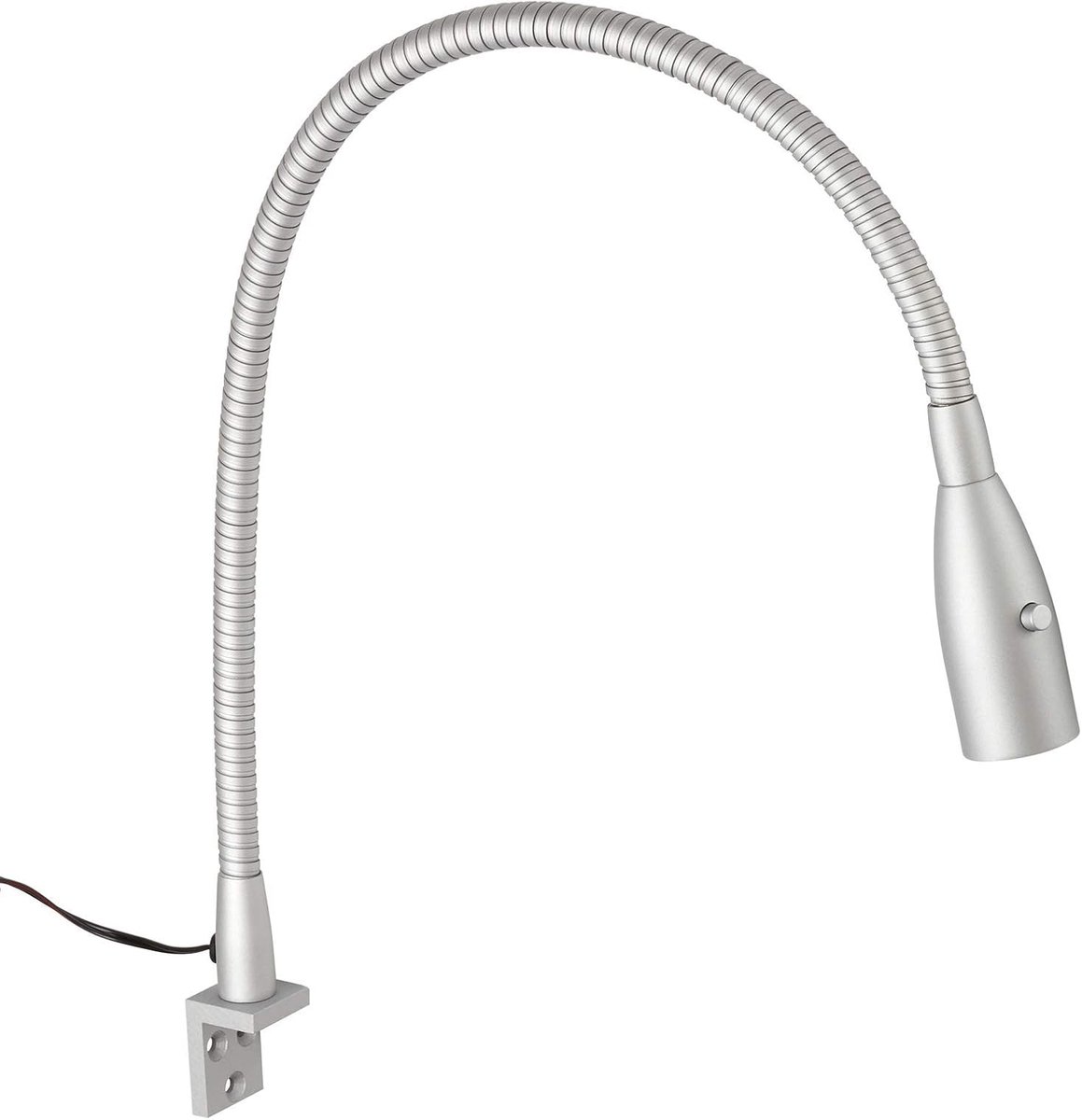 Moderne LED leeslamp met flexibele arm en schakelaar - 12V / 1W / Warm Wit