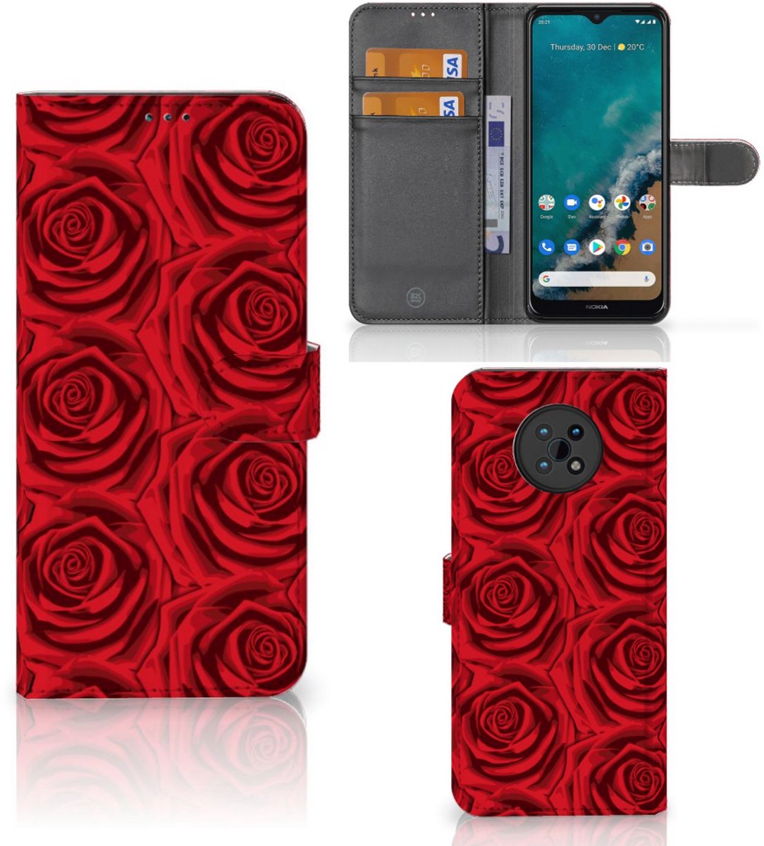 Nokia G50 Hoesje Red Roses