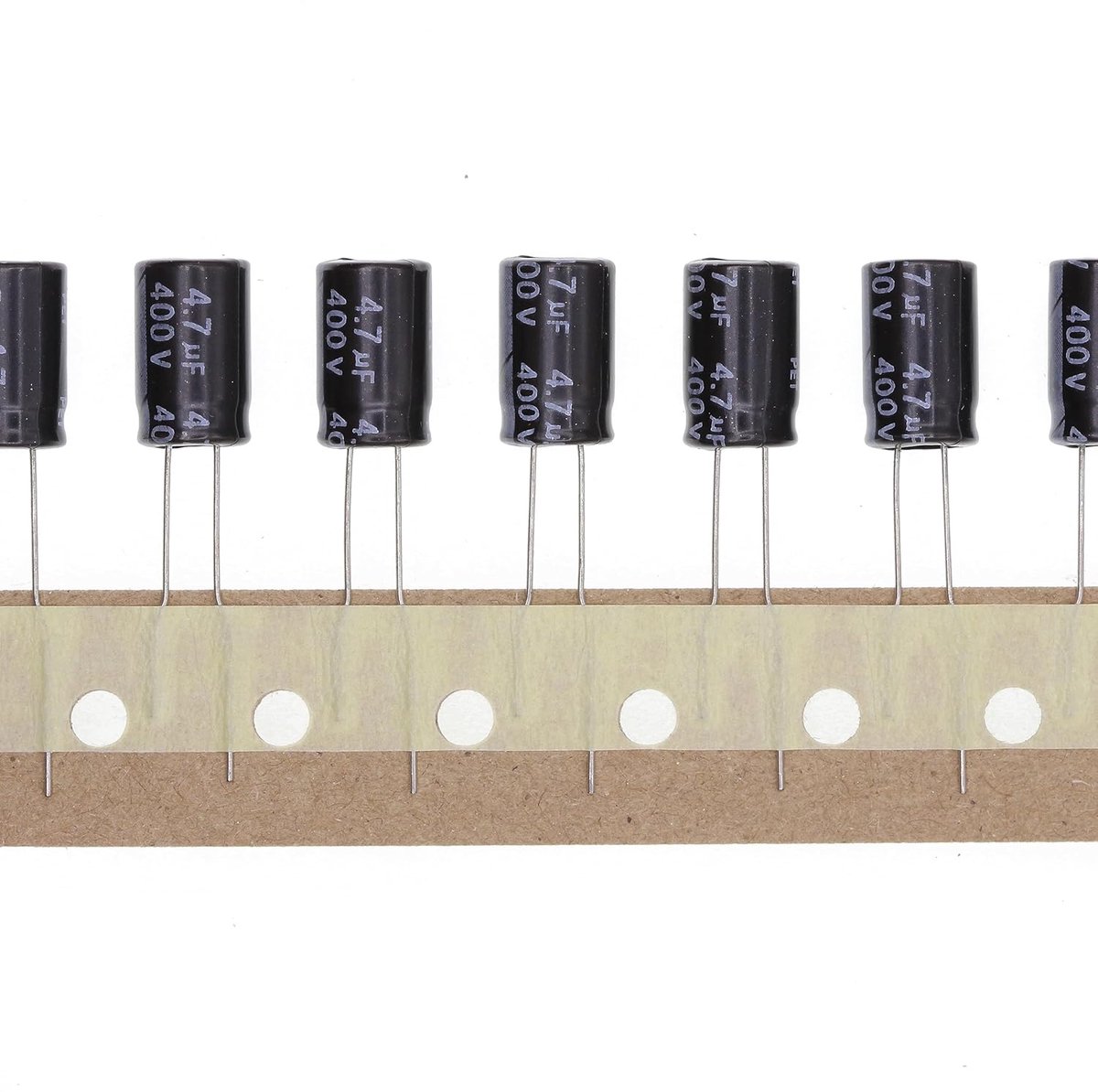50 Stuks 400V 4,7uF Elektrolytische Condensatoren - Plug-in 8x12 mm