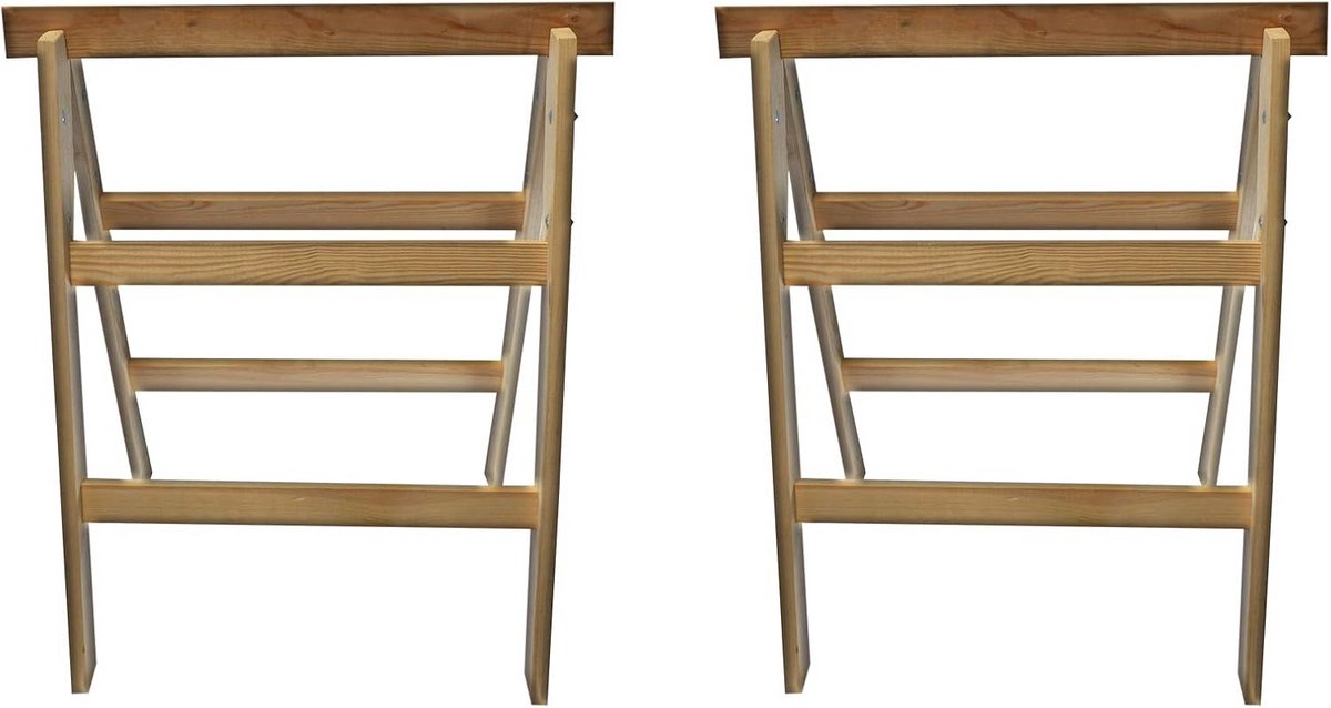 Houten Klapbok - 2 Stuks - Steunbok en Werkbok - Belastbaar tot 150 kg