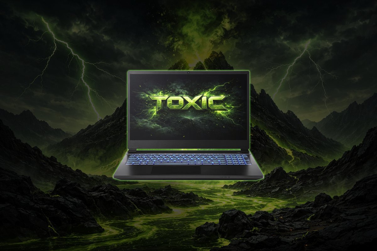 BTO - TOXIC - CERIX-15 - MK-VII - Intel Core i7-13620H - NVIDIA RTX 5060 - 16GB RAM - 480GB SSD - Windows 11 Home