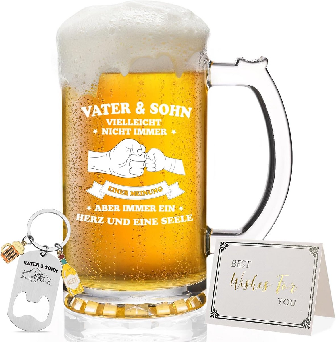 Bierglas voor Papa - Vaderdagcadeau, Verjaardagscadeau en Kerstmis