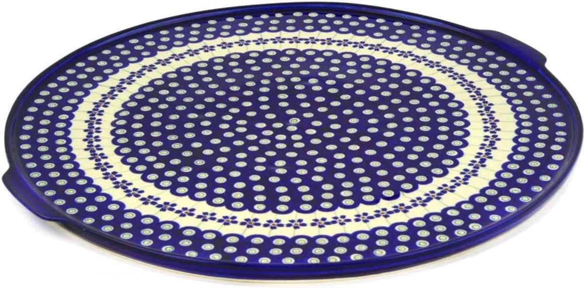 Groot keramisch taartplateau Ø 40 cm decor 166a