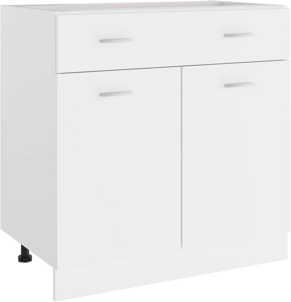 Keukenkast met Planken en Lade - Wit 80 x 46 x 81,5 cm