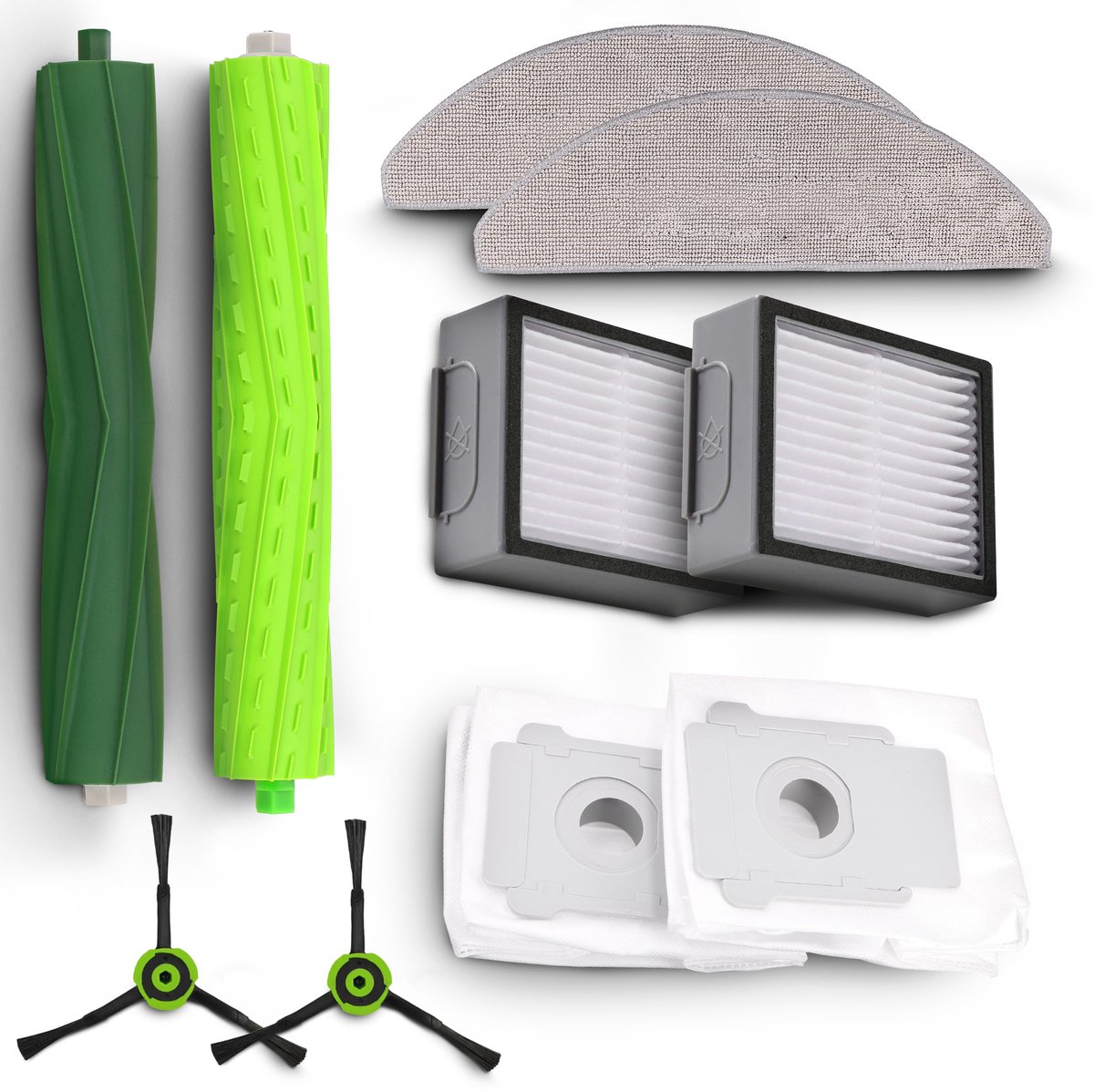 Extralink Accessoires Set voor iRobot Roomba Borstels, Rollen, Filters en Stofzakken i3+ i4+ i5+ i6+ i7+ j7+