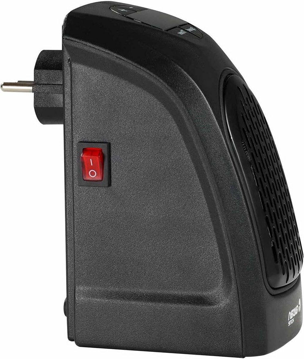 Mini-ventilatorkachel voor stopcontact, 400 W, zwart Thinia Home