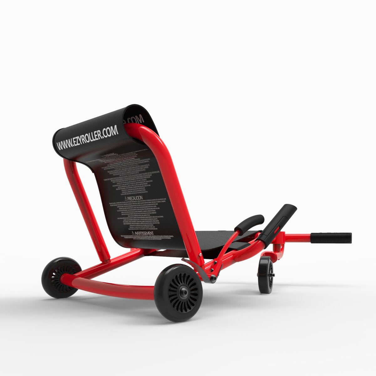 EzyRoller Classic skelter - Waveroller voor kinderen 4 tot 14 jaar of 99 tot 137 cm - Verstelbare driewieler - Rood — afbeelding 3