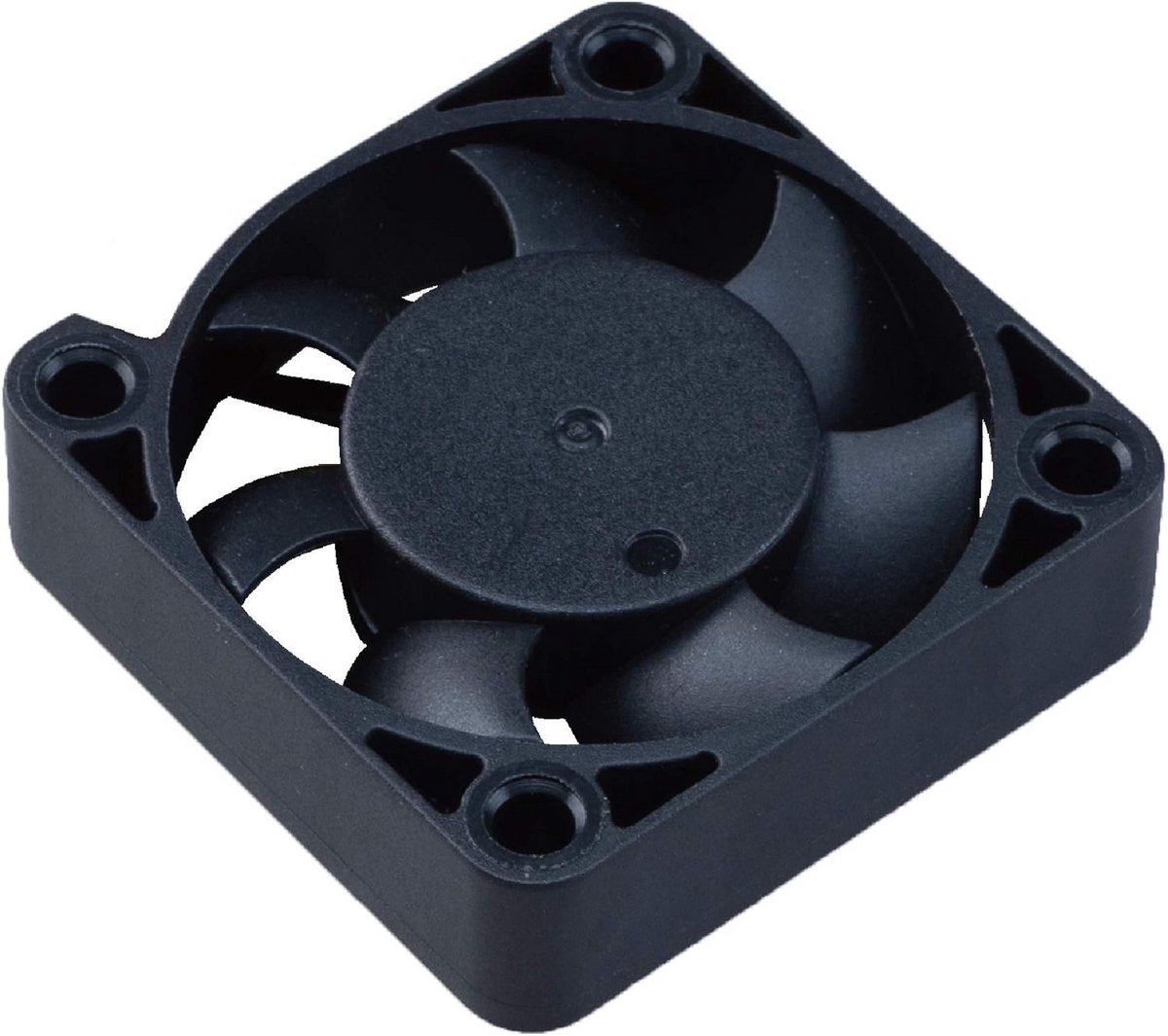 Stille PC Ventilator 40x40x10mm - Zwarte Kast Koeler 12V