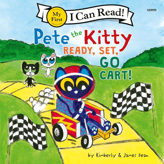 Pete the Kitty: Ready, Set, Go-Cart! - cover