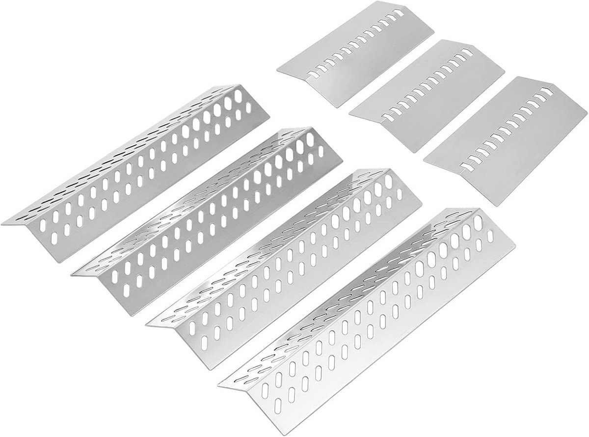 Vervangende Vlamgeleiders voor Barbecue Grills - Set van 7 Stuks