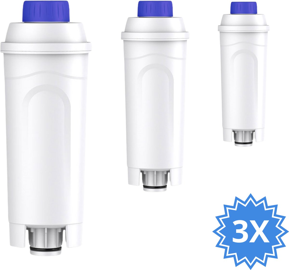 Acytec Waterfilter - geschikt voor DeLonghi DLSC002 koffiemachine - 3 stuks