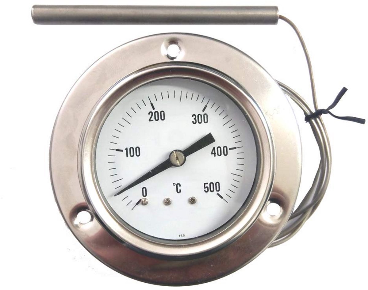 Infraroodthermometer 0-500°C voor Pizzaovens, BBQ en Houtkachels