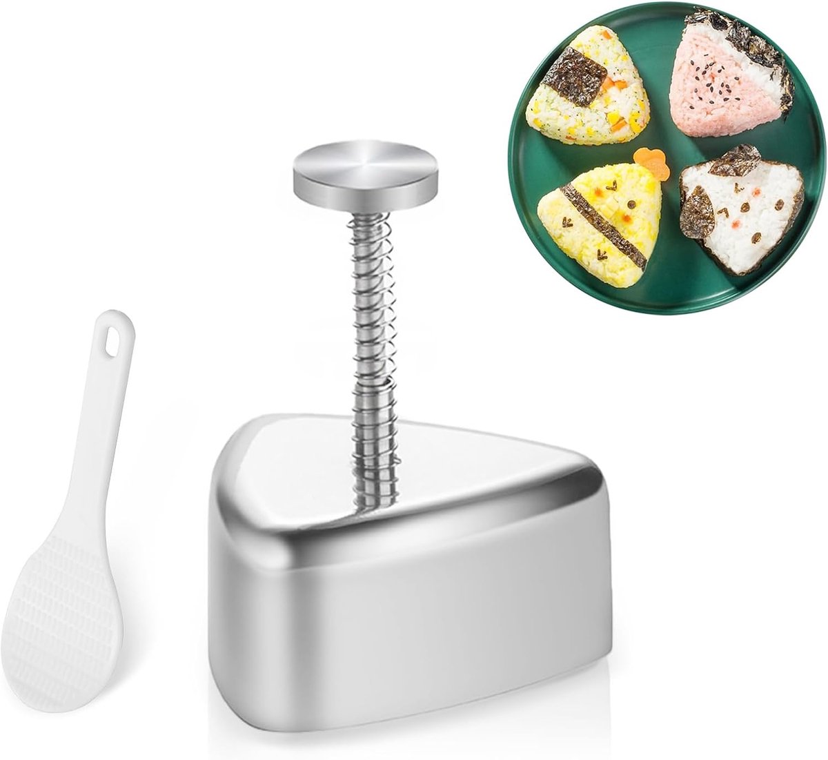 Onigiri en Sushi Maker - Driehoekige Rijstballenmaker Met Vorm