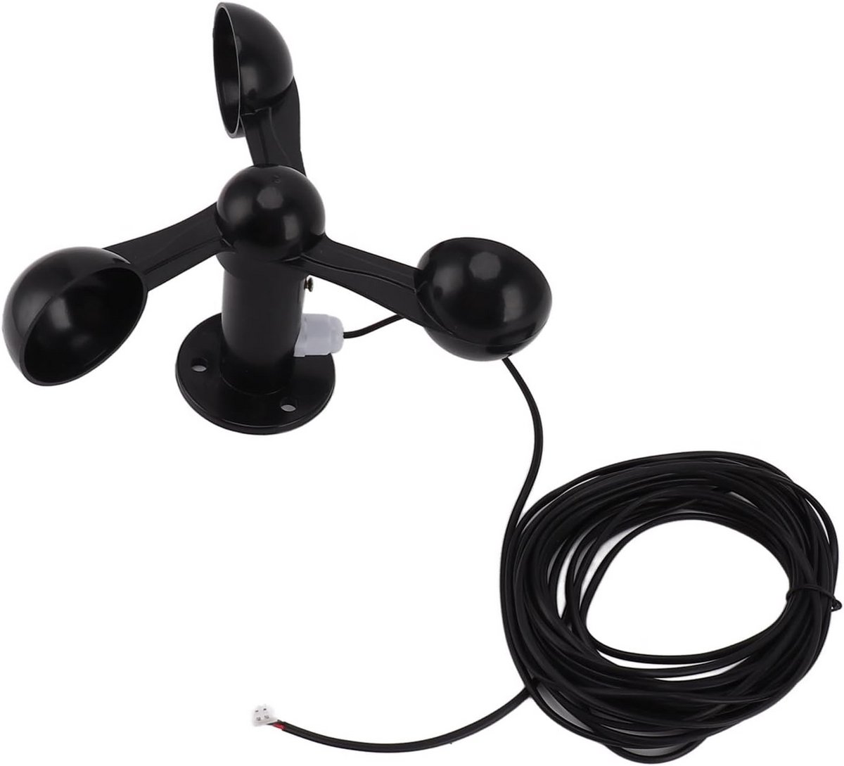 Anemometer Windmeter met 3 Cups - Weerstation Sensor voor Windsnelheid Meten