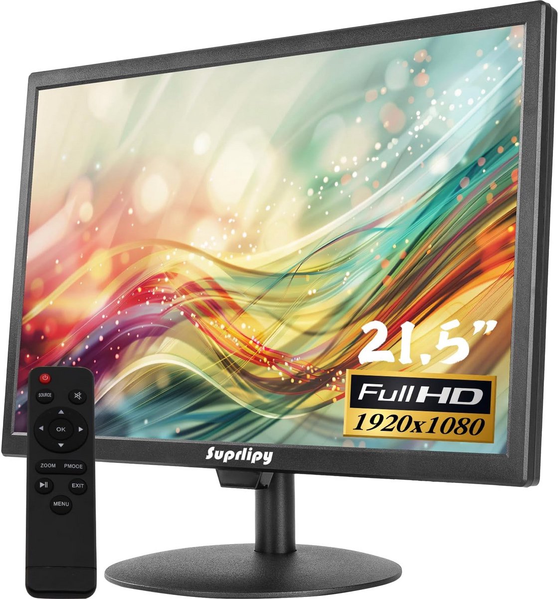 21.5 inch Full HD Monitor 1920x1080 IPS met HDMI VGA BNC USB Ingang