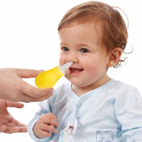 Mouche- Bébé ou Enfant I Nettoyant nasal I Lance nasale I Pompe nasale I Pompe nasale I Cleaner nez I Jaune