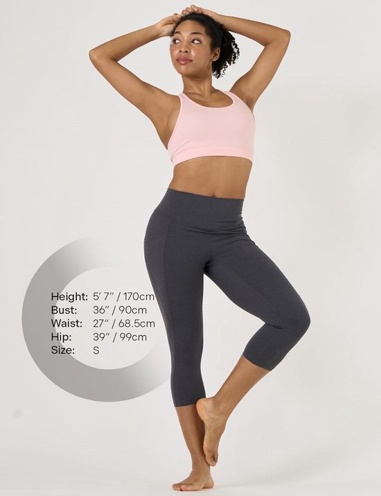 Dames Sportshorts Hoge Taille met Zakken voor Yoga en Training — afbeelding 5