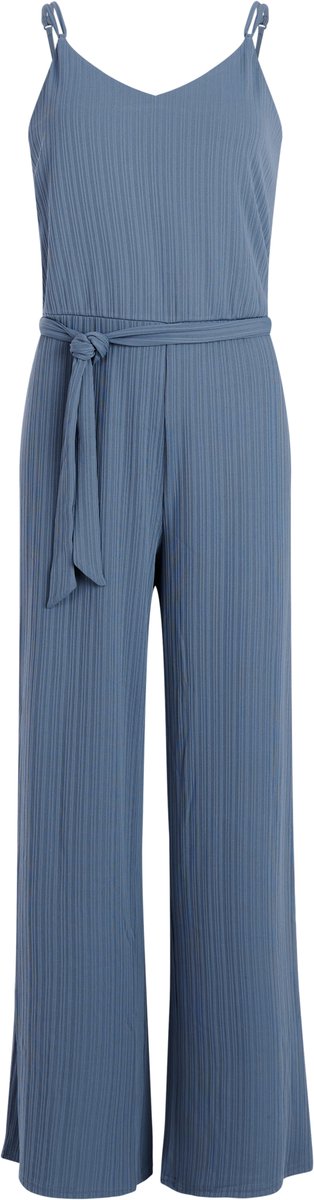 Protest PRTFrieda Jumpsuit Dames Normale pasvorm V hals Spaghetti bandjes Blauw