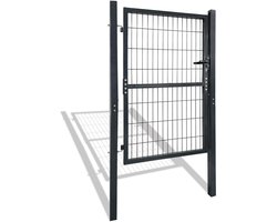 Aufun 150x100cm- Gartentoren Dubbeldeur met Slot – Geschikt voor Tuin, Hoven en Schutting