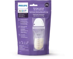 Philips Avent Moedermelk bewaarzakjes - 25 zakken - 180 ml - SCF603/25 - 25 stuks
