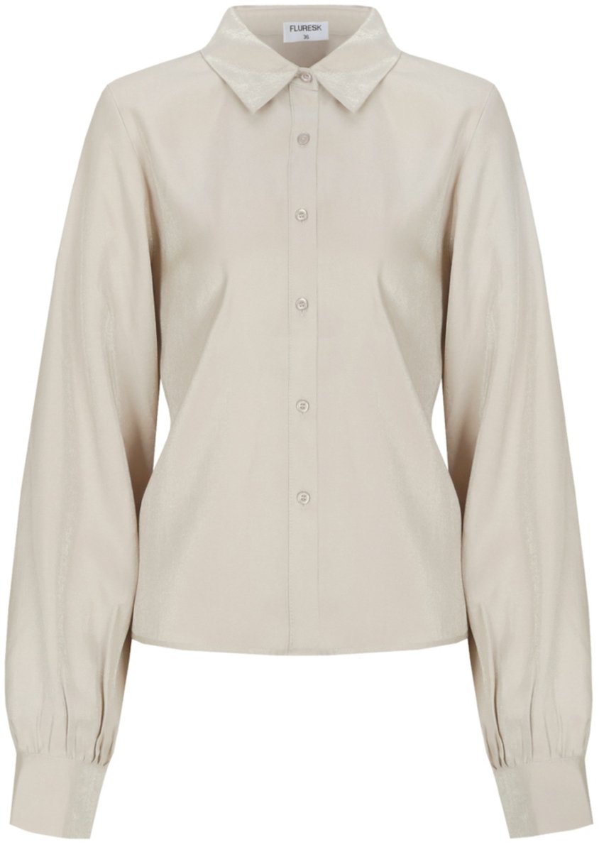 Fluresk Blouse Tazzy Blouse 26vqf24 014 Sand Dames Maat - W42
