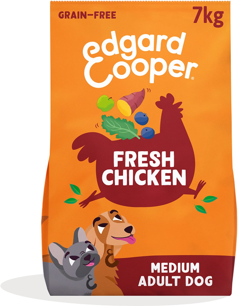 Edgard & Cooper Verse Scharrelkip Adult - Hondenvoer - 7kg