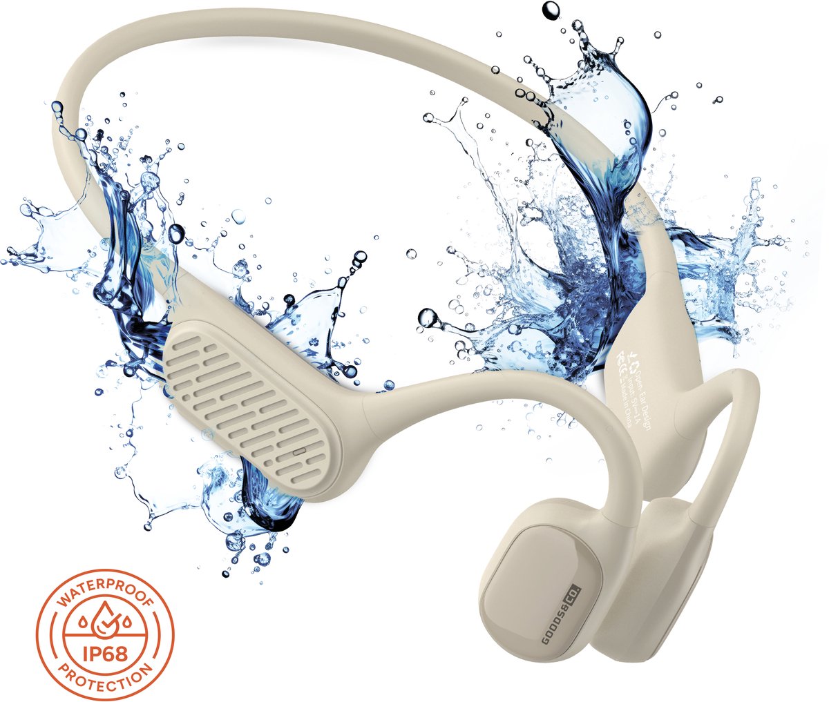 Goods&Co PRO Bone Conduction Hoofdtelefoon - IP68 Waterdicht - Goods&Co - €69,95