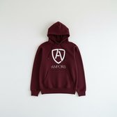 AMPORA - Hoodie Dames & Heren - Bordeauxrood - 100% Katoen & Soft Fleece - Sporttrui