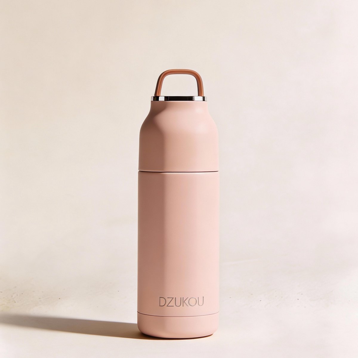 Dzukou Siachen - Thermosfles - RVS - 350 ml - Zalmkleurig - Lekvrij