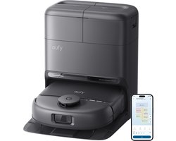 eufy Nieuw 2026 Robotstofzuiger met Dweil C28 Omni, HydroJet-zelfreinigende Dweilrol, Upgrade van X10 Pro, 15.000 Pa Zuigkracht, Alles-in-één Station, Automatisch Dweilen en Drogen, AI-obstakeldetectie