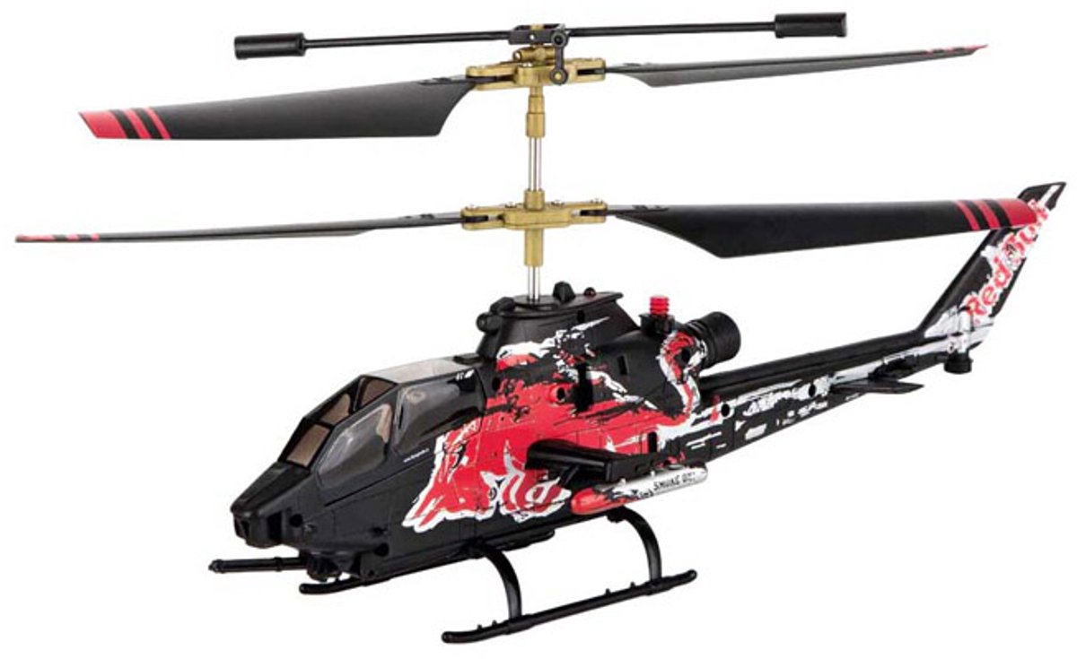 Carrera RC voertuig - RC Red Bull Cobra TAH-1F - Helikopter 2,4GHz RC Model Kant en Klaar - Carrera — cadeau in Spellen & Speelgoed - foto 7