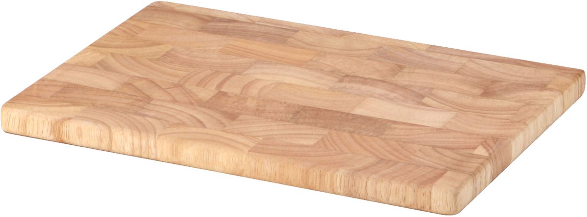 Continenta Snijplank - Rubberwood Kopshout - 26 x 18 x 1,5cm