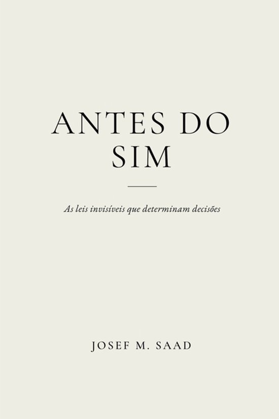 Antes Do Sim - cover