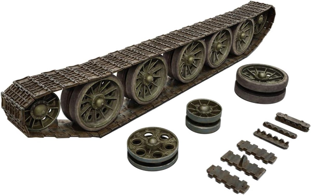 Modelbouw Onderdelen Loopwerk Set voor T-34/85 Tank (Late Versie)