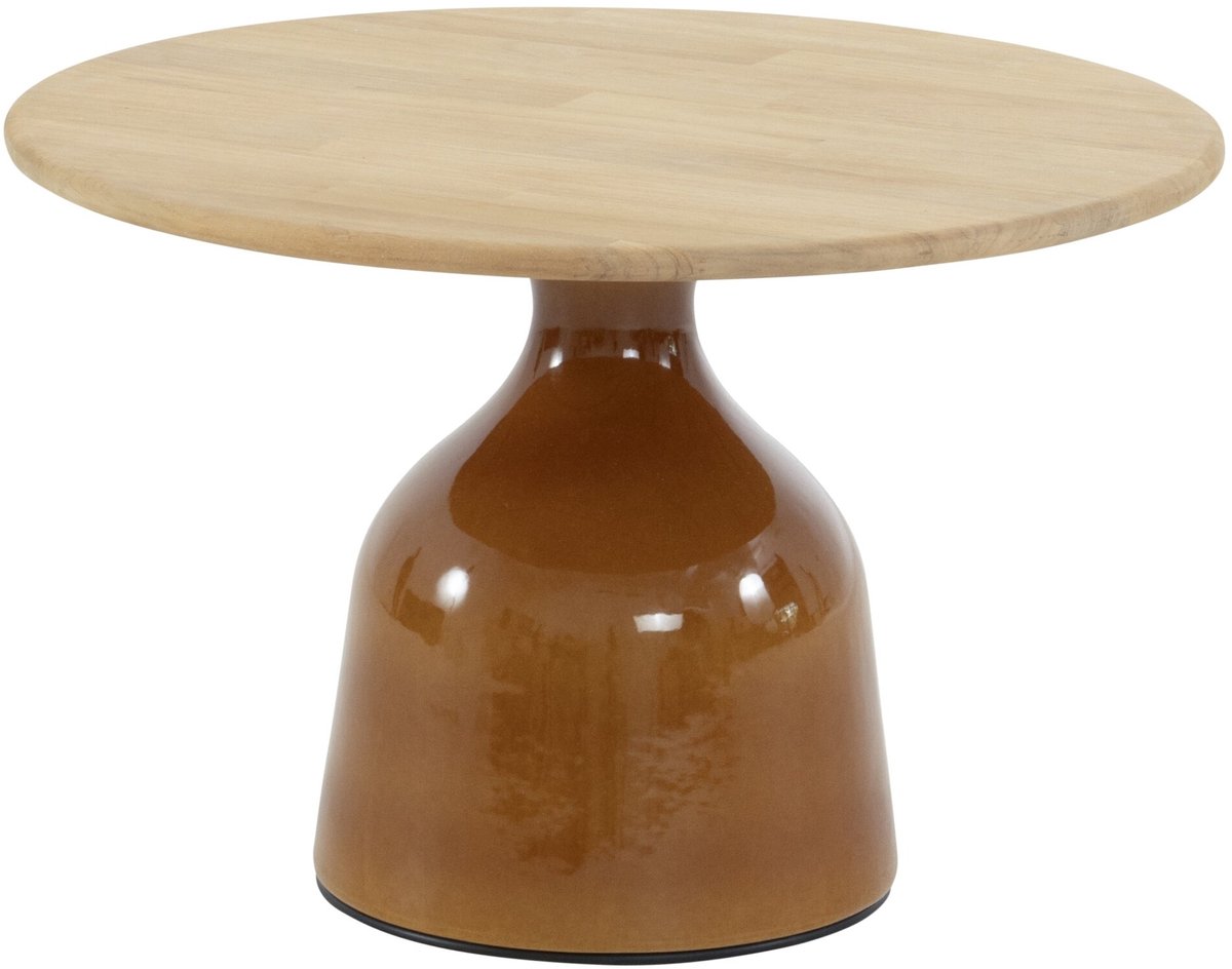 June lounge tuintafel hoogglans keramiek caramel 60xH40 cm 4 Seasons Outdoor