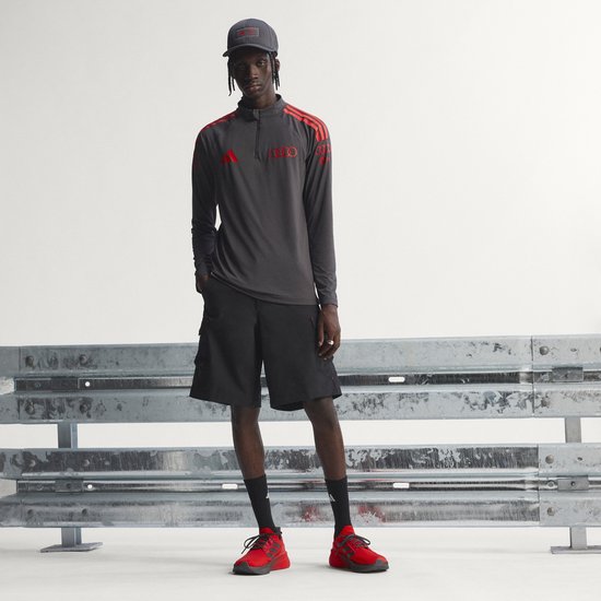 Adidas Performance Audi Revolut F1 Team Monteurssweater Met Korte Rits - Heren - Zwart van Merkloos — afbeelding 4