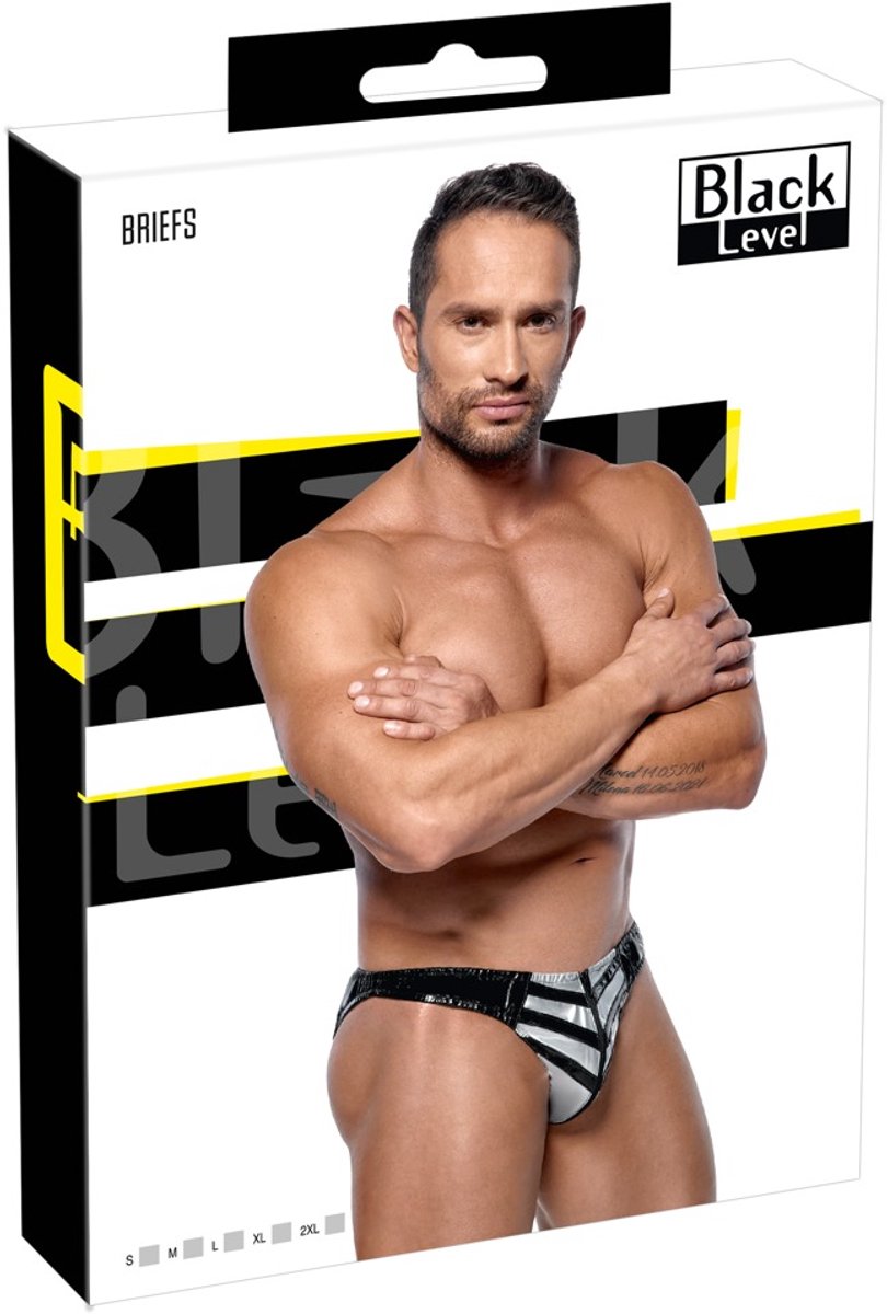 Vinyl Briefs Men XL