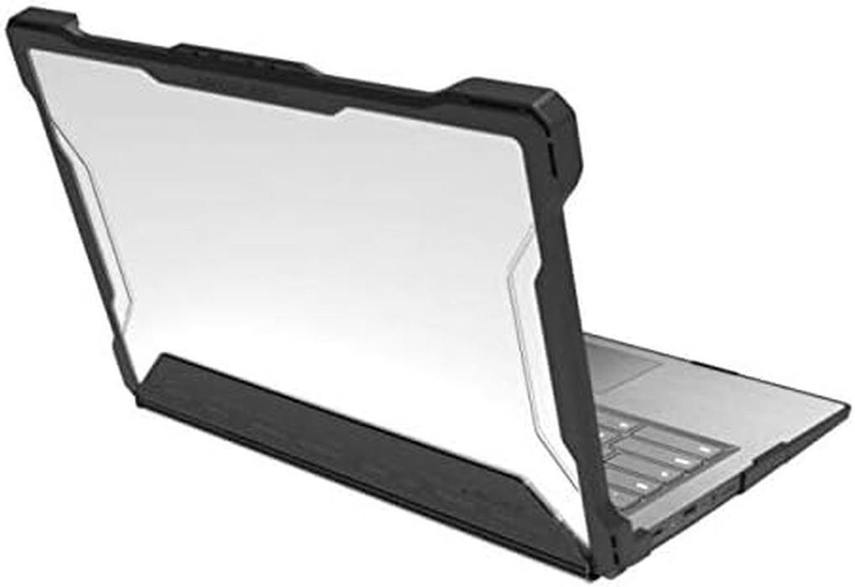 Laptoptas 14 inch zwart stevige beschermhoes voor notebooks