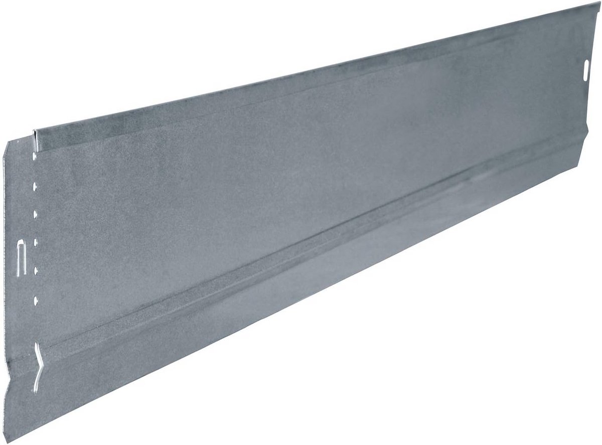Set van 2 Metalen Graskanten - Verzinkt Staal - 100 x 10 cm - Eenvoudig te Verlengen