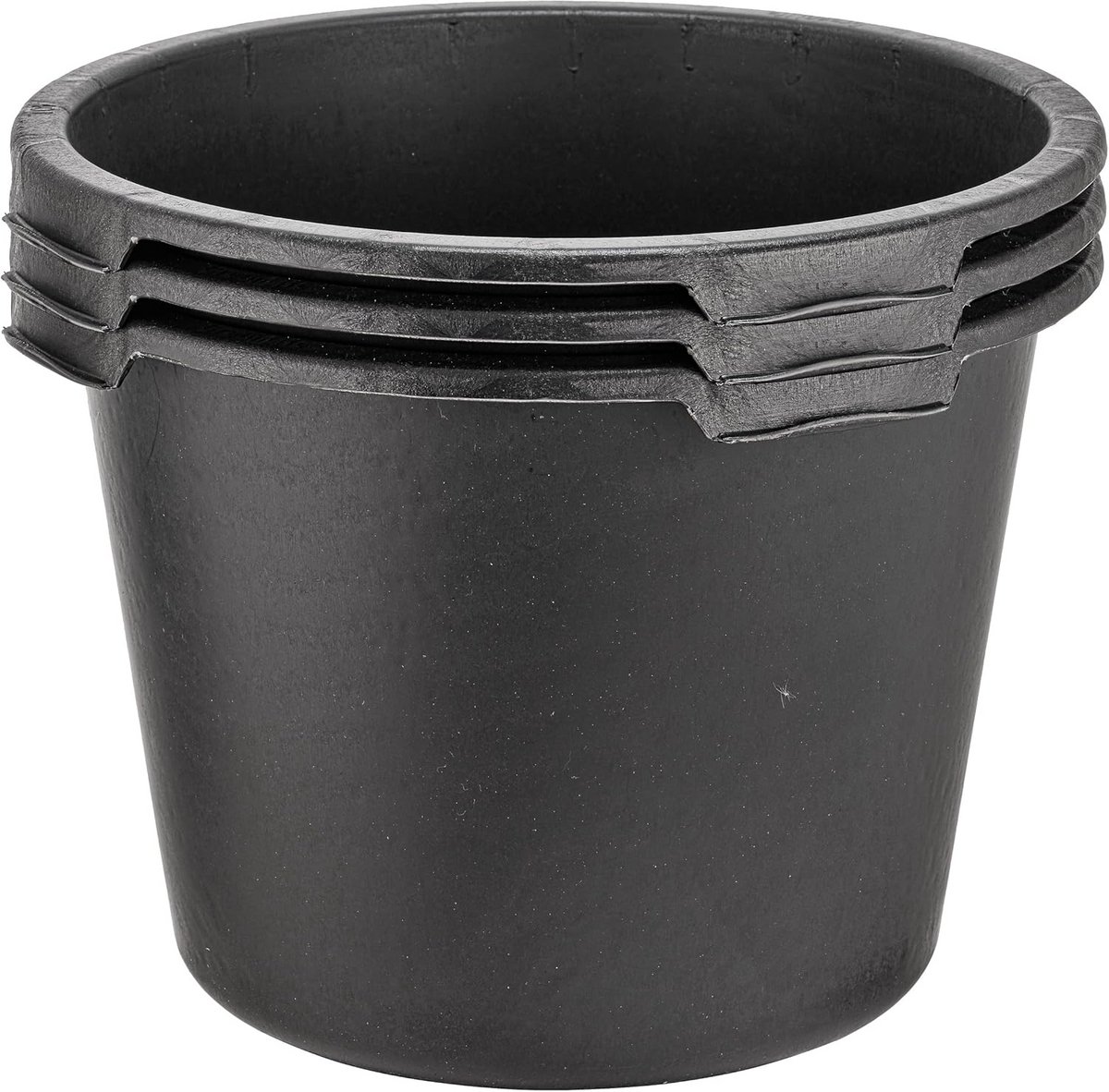 Set van 3 Ronde Bouwemmers 40 Liter - Veelzijdige Mixbak en Plantenbak