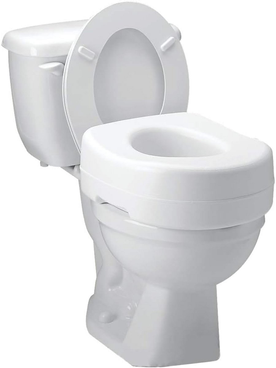 Verhoogd Toiletbril - Universele WC Verhoger 14 cm met Brede Zitting
