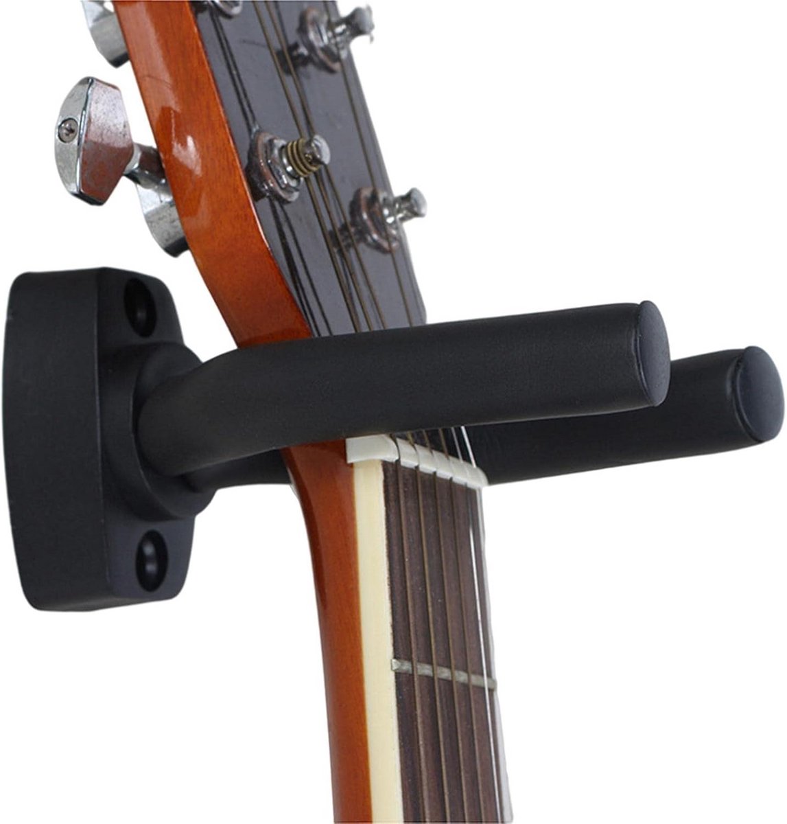 Gitaar Wandhouder - Instrumentenhaak - Instrument Tonen - Draaibare Antislip Haak - 17 cm - Meerkleurig