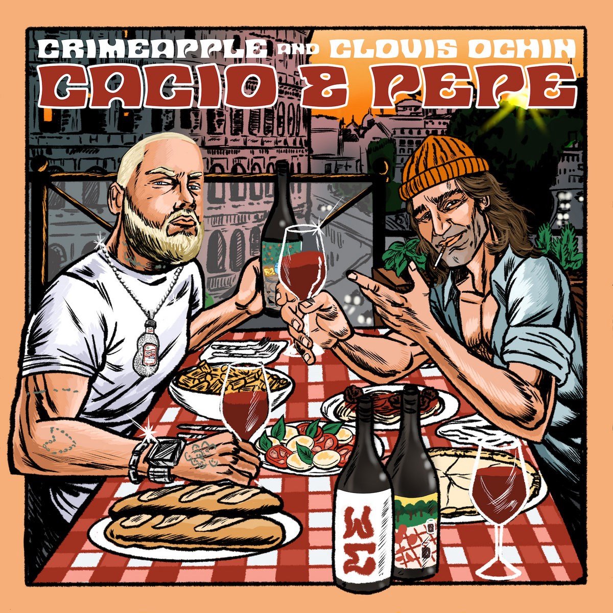 Crimeapple & Clovis Ochin - Cacio & Pepe (LP) (Coloured Vinyl)