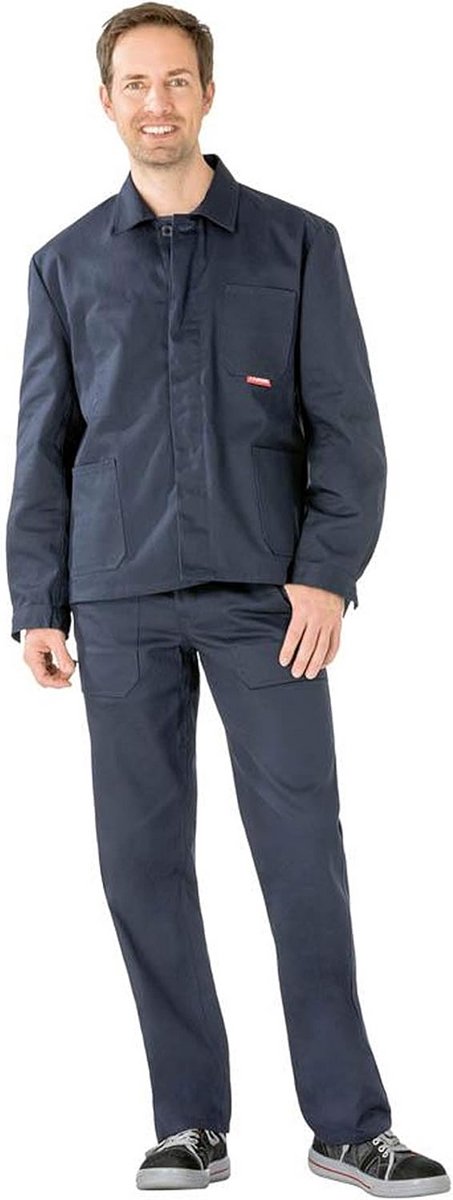 Professionele Werkjas Blauw Katoen - Sterk en Comfortabel Bovenkleding